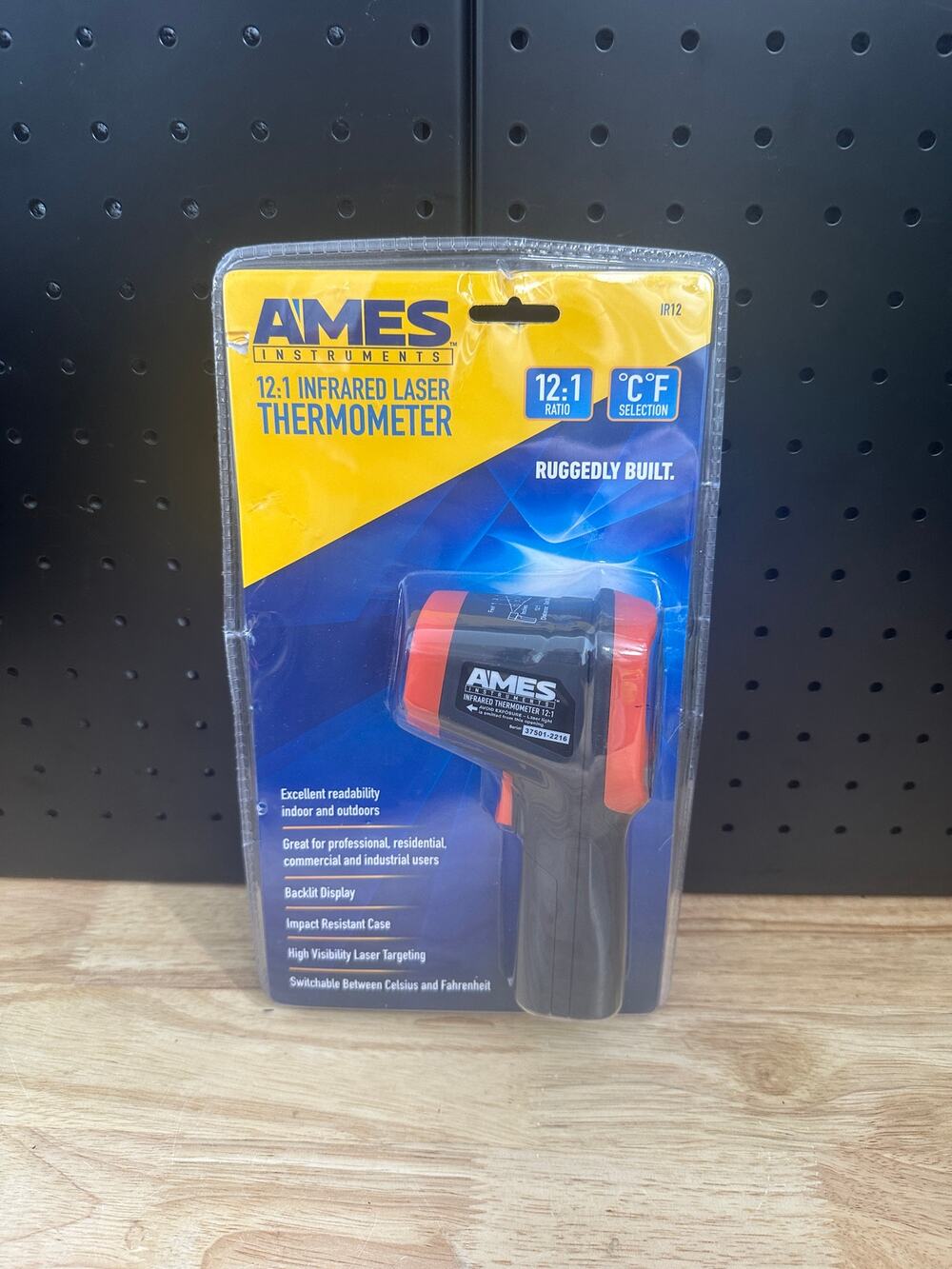 Ames Instruments 12:1 Infrared Laser Thermometer, IR12